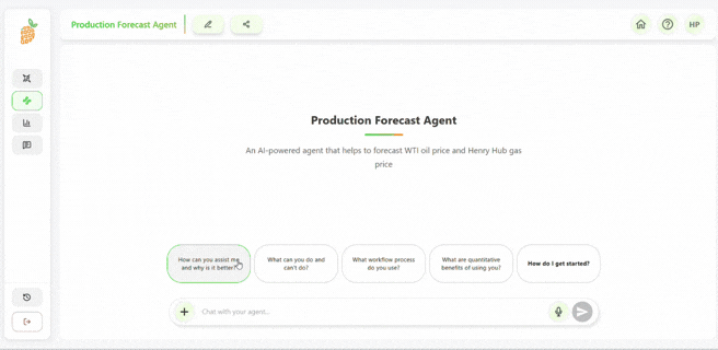 Production Forecast Mockup
